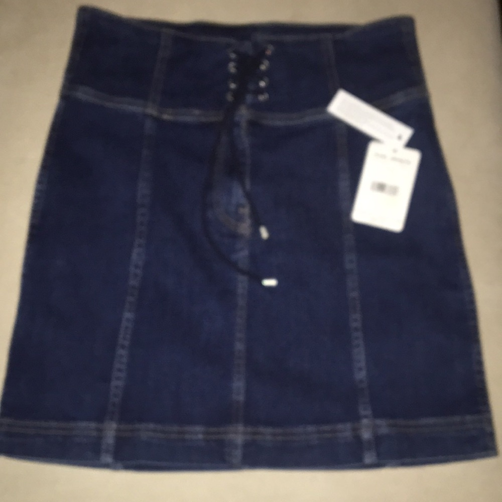 🌹NEW🌹 FREE PEOPLE DENIM SKIRT